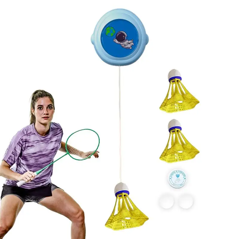 

Portable Badminton Trainer Badminton Practice Self-study Training Rebound Badminton Tool Professional Shuttlecock Supplies