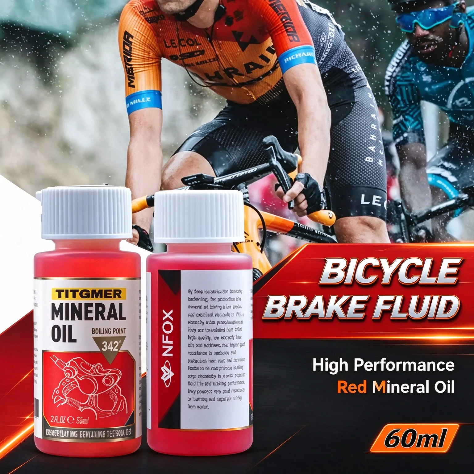Bicycle Brake Fluid Mineral Oil System Fluid Cycling Mountain Bikes Accessorie Oil InjectorBrake Fluid Mineral Oil