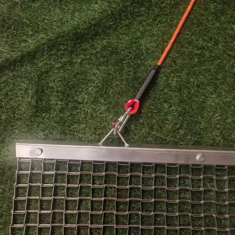 Galvanized Metal Drag Mat | Lawn & Field Leveling Rake for Farm, Garden, Baseball & Football Field Soil Preparation &