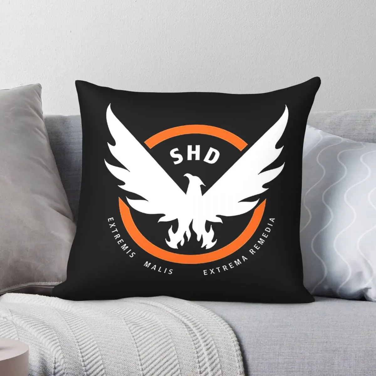 Strategic Homeland Division Pillowcase Polyester Linen Velvet Creative Zip Decor Pillow Case Sofa Cushion Case