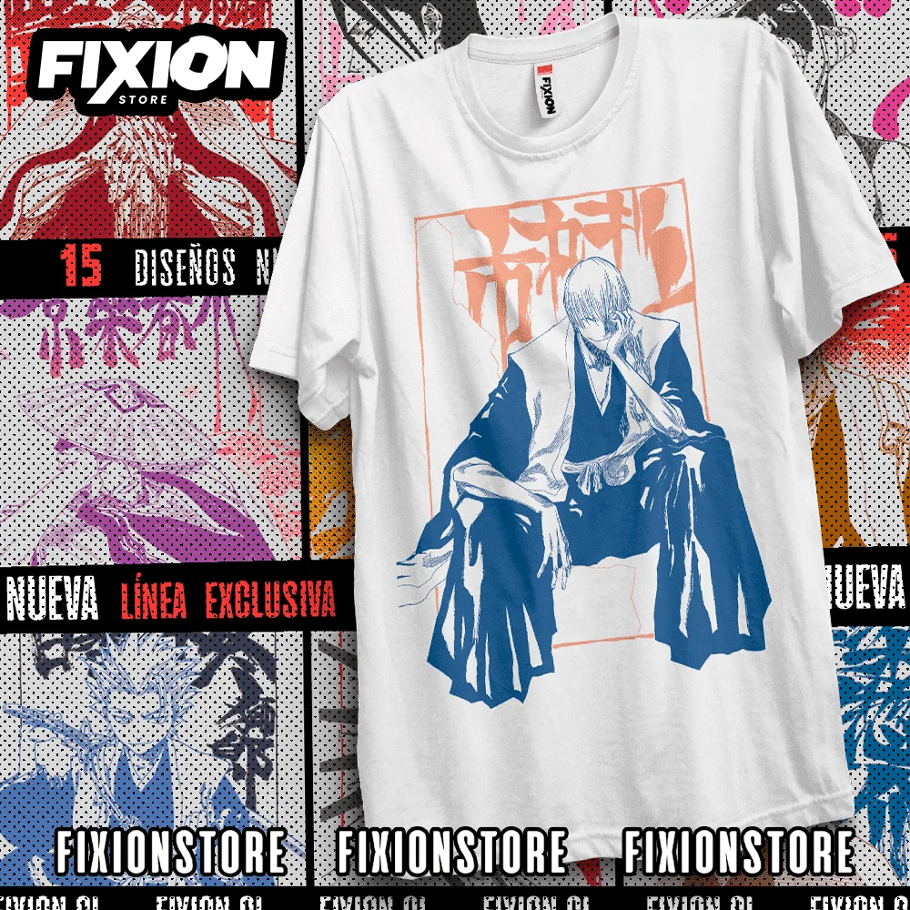 Bleach Col Somaliland Capitanes – iyoadron 3Anime T Shirt Manga Prezent Dla Miłośnika Anime Wszystkie Rozmiary Bawełna