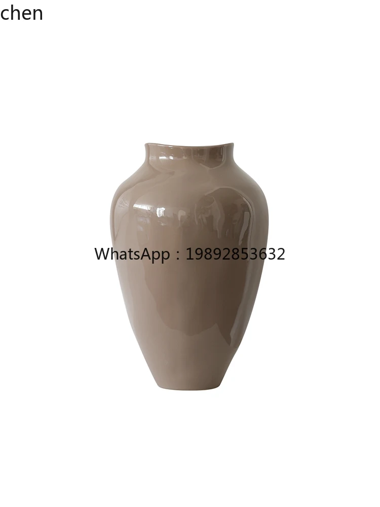 

medieval Nanyang style ceramic vase home living room decoration porch hydroponics retro ornament
