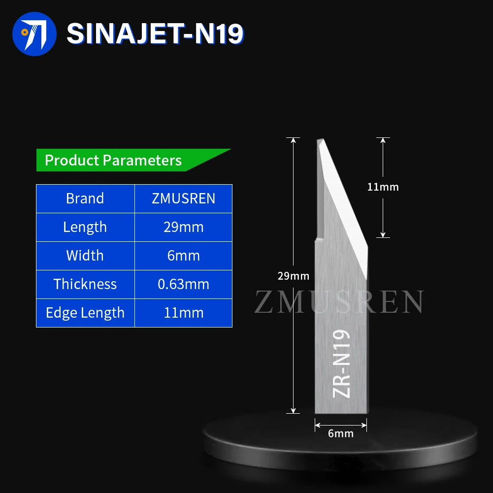 10PCS Sinajet Carbide Tungsten Knife Blade N17-05 N19 N73-02 N73 N17-11 SINAJET JWEI IECHO RUIZHOU Cutter Oscillating Blade