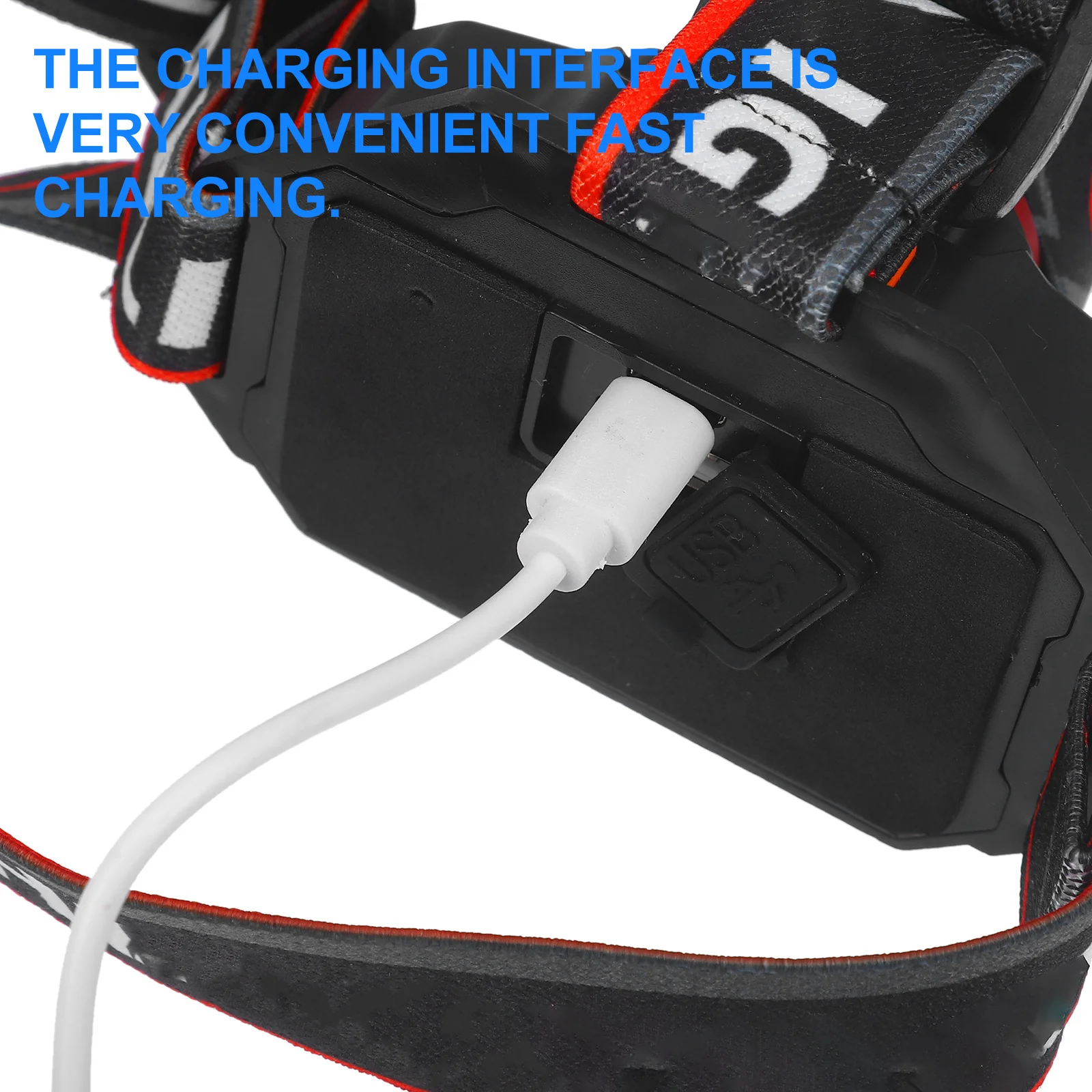 كشافات أمامية قابلة لإعادة الشحن مع شعاع عريض للتخييم وركوب الدراجات الليلية والجري والصيد والمغامرة الخارجية وإضاءة LED ساطعة للقبعة