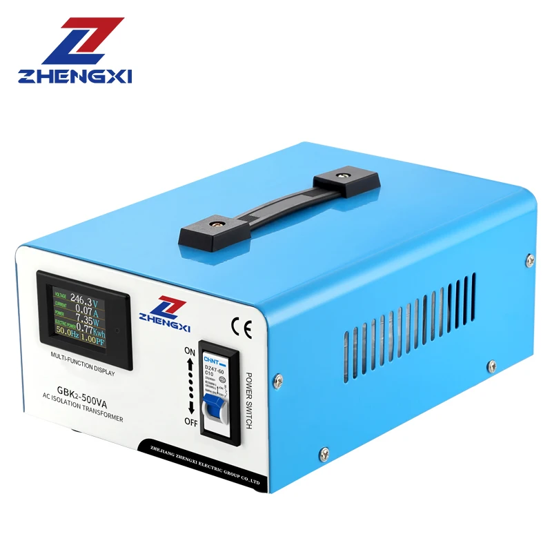 

GBK-500VA Portable Single-Phase AC 220V to 220V Isolation Voltage Transformer 500W for Precision Instruments Single Power Usage