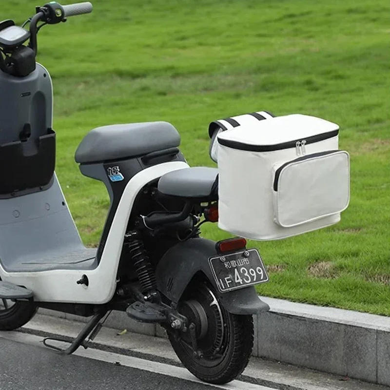 Waterproof Electric Scooter Front Bag 600D Oxford Cloth Motorcycle Rear Backrest Hanging Bag Commute Bag for Electric Scooter