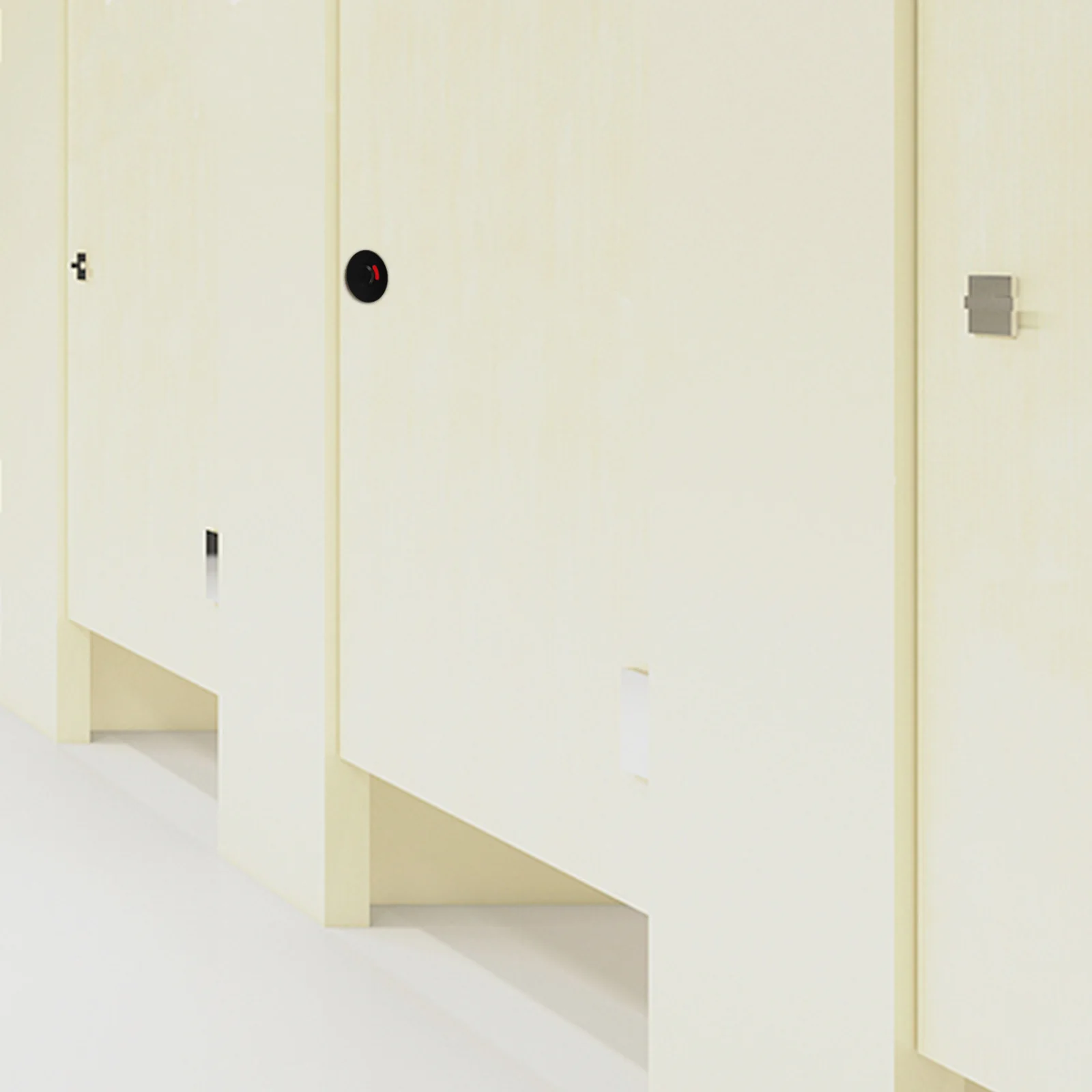 

Indicator Lock for Bathroom Stainless Steel Restroom Door Handle Keyless Privacy Bolt Latch Public Toilet Stall Commercial Grade