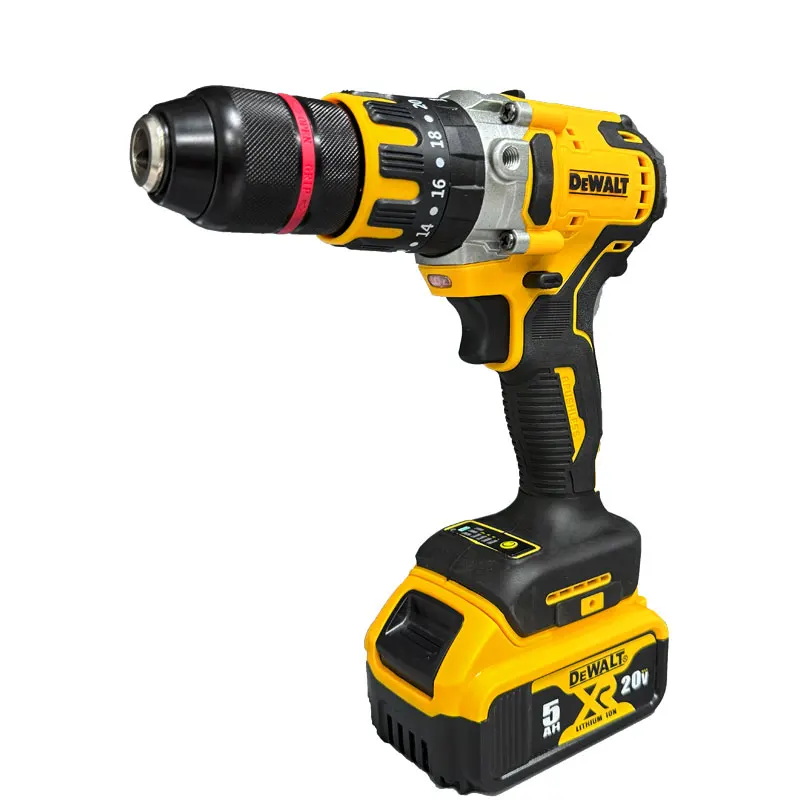 Dewalt DCD791 Brushless Electric Drill Cordless Screwdriver 13MM Chuck Impact Drill Wireless With Recharging  Battery Power Tool