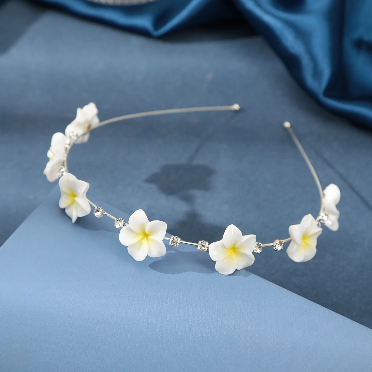 Sunflower Headband Silver ELegant Flower Hair Hoops Women Summer Makeup Styling Headbands Party Hair Accessories Hair Band