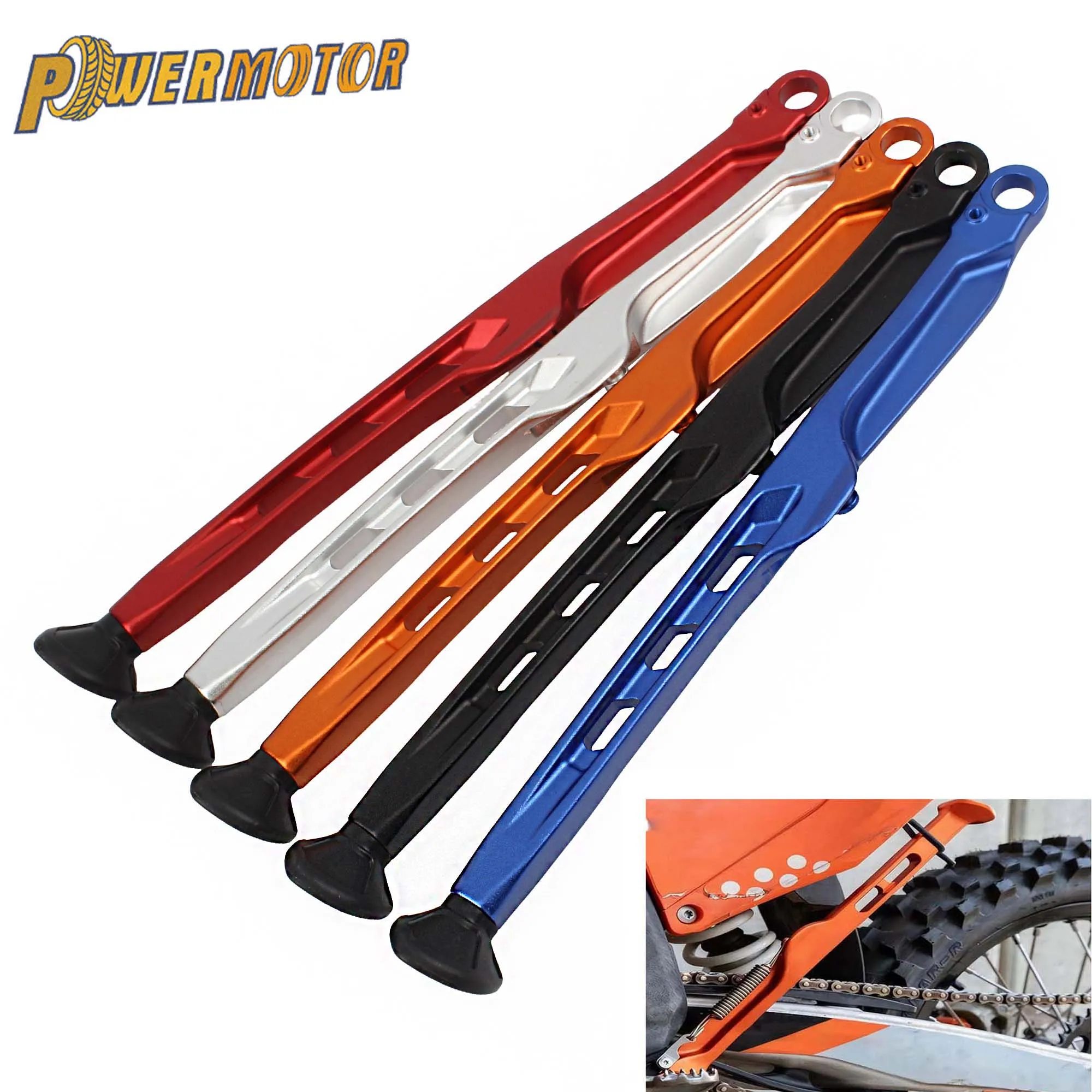 

Powermotor 2008-2022 Motorcycle Motocross Parking Side Stand Kickstand Kit For KTM EXC XC SX SXF XCF 125 To 530 Moto Accesorios