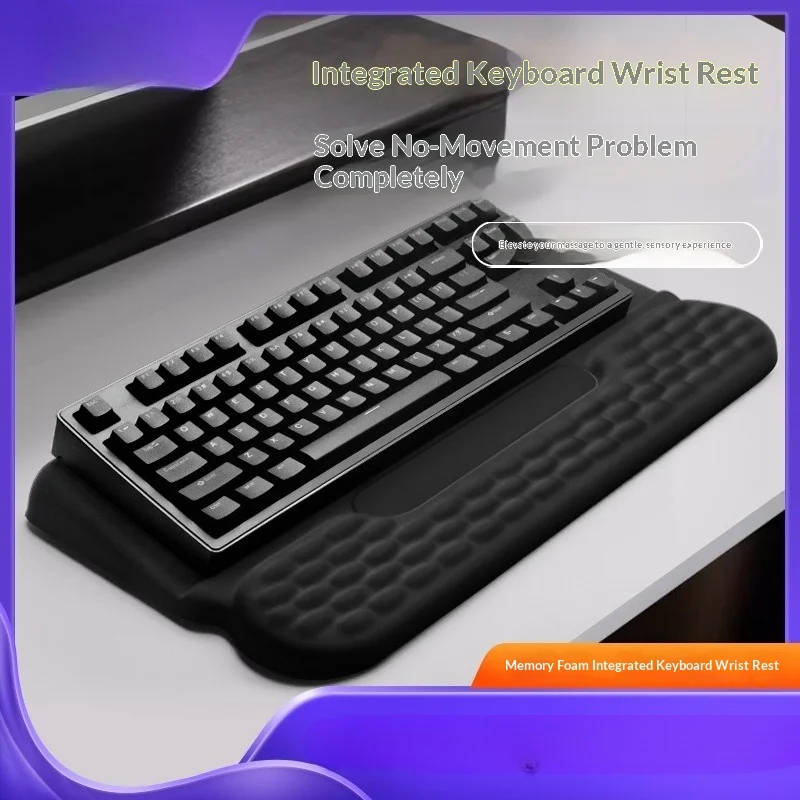 

Механическая клавиатура, подставка для рук, подставка для запястий для компьютера и офиса, подставка для запястий из пены с эффектом памяти, эргономичный коврик для мыши