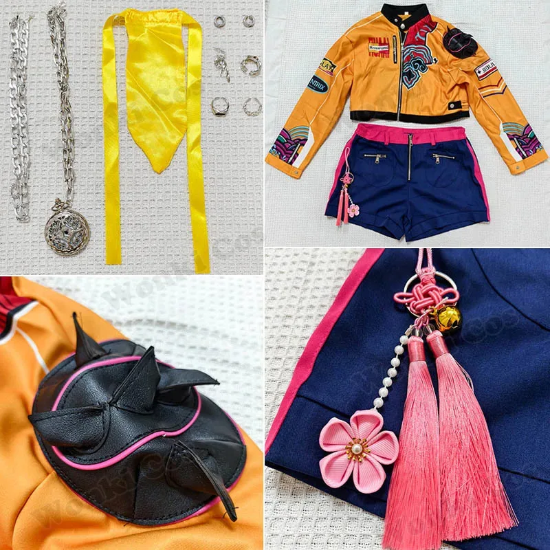 

didi 211Demon Hunters Zoey Mira Rumi Cosplay Costume Kids KPop Role Play Party Carnival Outfits Comic Con Halloween Costumes