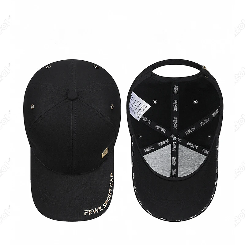Neue Modische Hochwertige Unisex Baseballkappe im Chinesischen Stil mit Buchstaben-Stickerei aus Baumwolle, Verstellbare Sonnenmütze, Trucker-Caps, Dad Hats – Detail 4