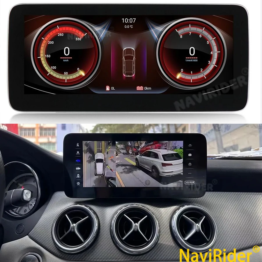 For Mercedes Benz A CLA GLA Class W176 C117 X117 X156 2012-2018 10.25Inch Wireless CarPlay WIFI DSP Car Radio Multimedia Player