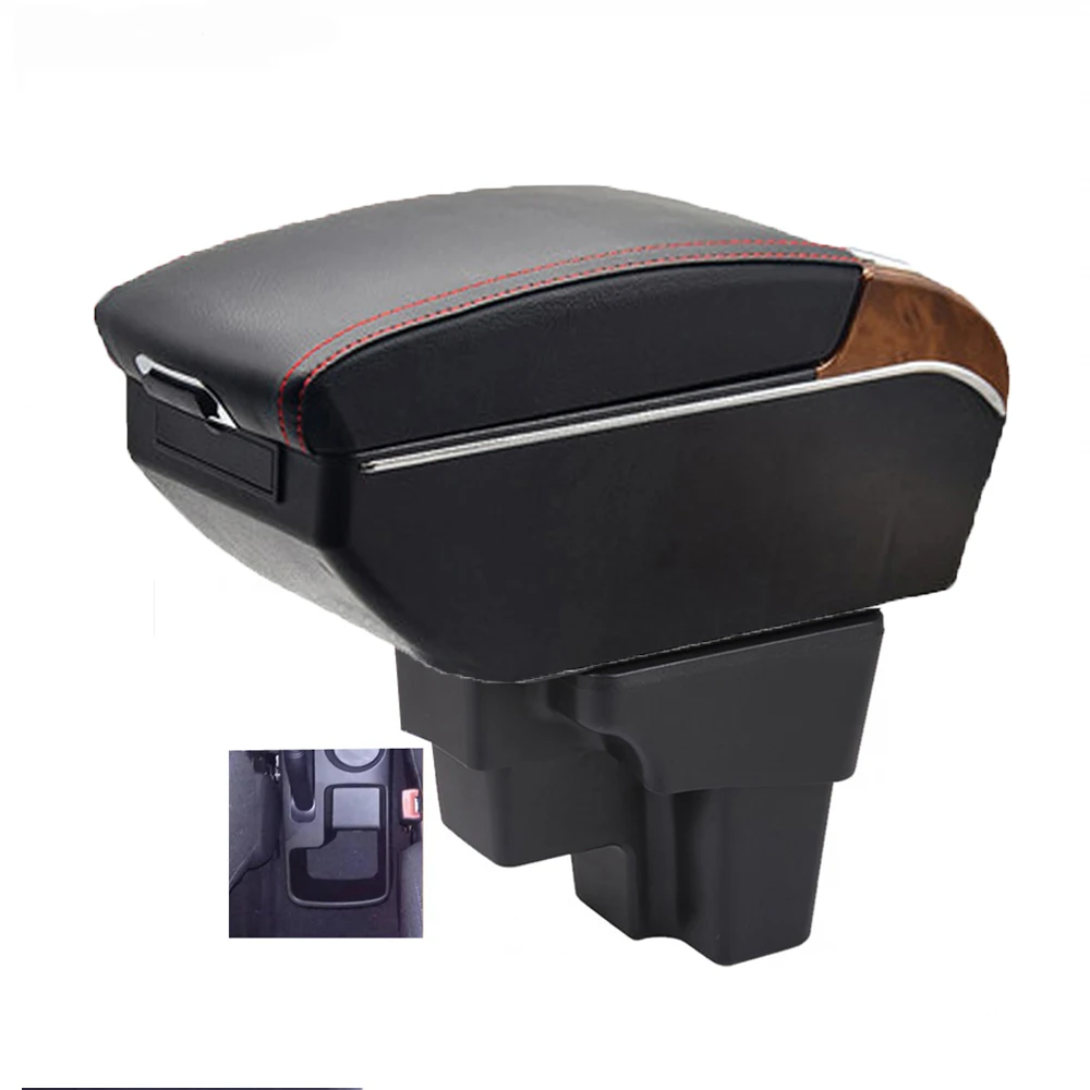 

For KIA RIO STONIC lx Armrest Box Retrofit Parts Center Console Special Storage Space Car Elbow Rest with USB