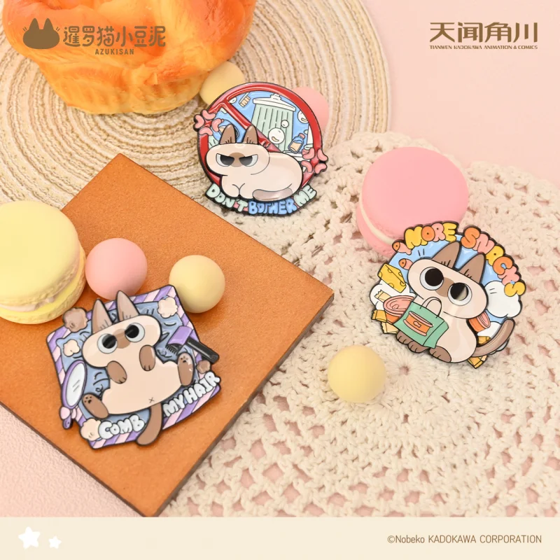 AZUKISANS WISHLIST Series Badge of Metal Blind Box Surprise Box Original Action Figure Cartoon Model Gift Toys Collection