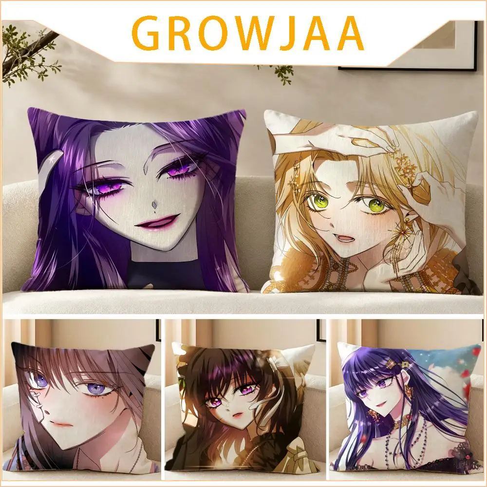Manhwa Your Throne Cushion Cover Pillow Short Plush fresh natural Cushion for Living Room Bedroom Sofa Home Decoration