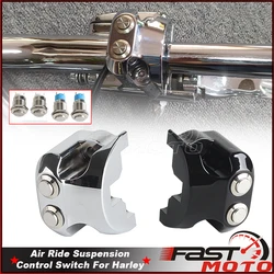 25mm Motorcycle Handlebar Power Switch For Harley Street Fat Bob FXD FLD V-Rod Sportster AERO AERO-A Air Ride Suspension Control