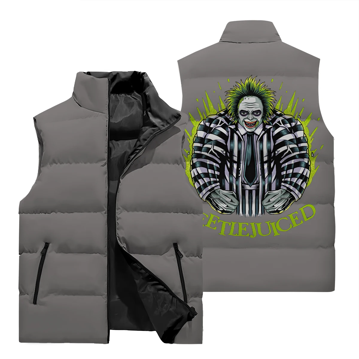 Men's Winter Down Jacket3D Down Jacket Men's Winter Coat Sleeveless Down Vest High End Design Comfortable Fit Pattern DesignMen