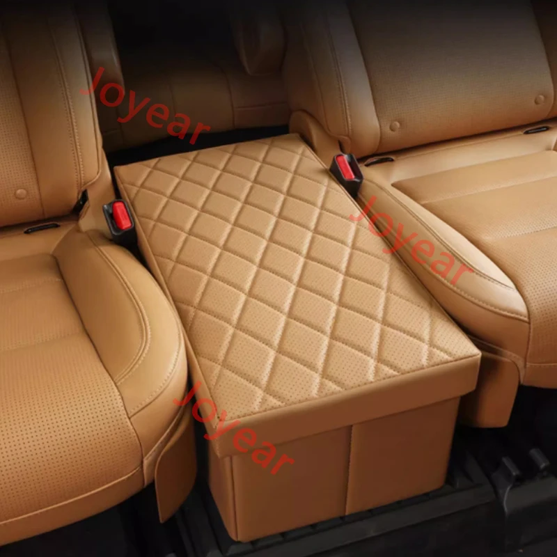 

For LYNK&CO 09 Car Rear Armrest Middle Storage Box Second Row Storage Box Leather Car Interior Modified Protective Accessories