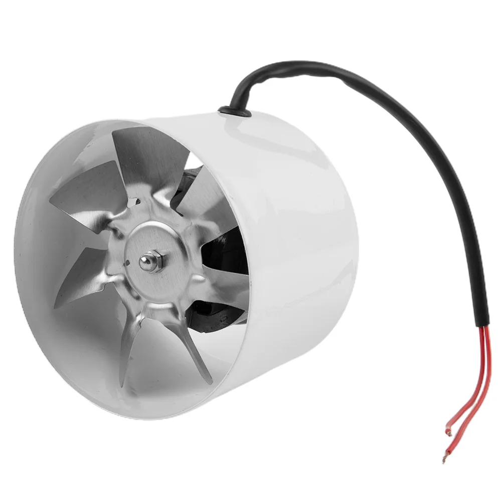 Extractor Exhaust Fan 100 Mm Duct Fan Pipe Fan Quiet 1PC 20W Smoke Strong Suction For Restaurants For Kitchens