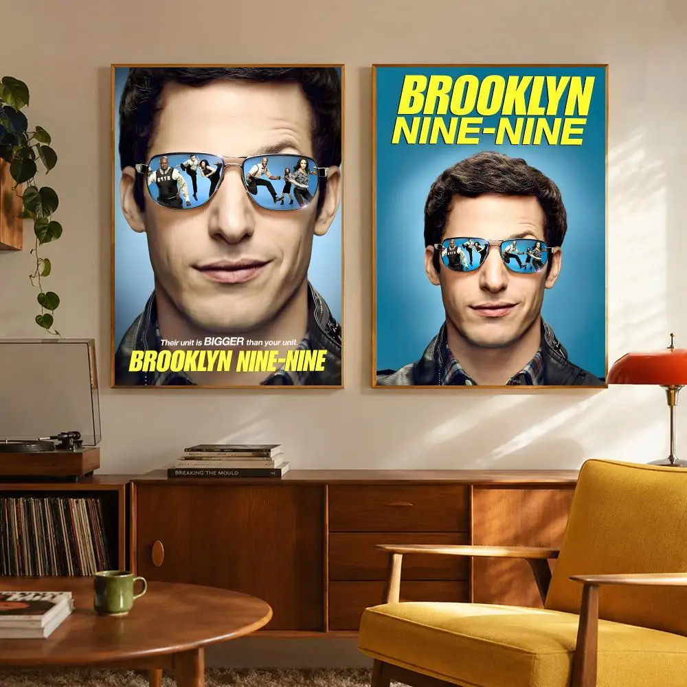 Sitcom Comedy B-Brooklyn Nine-Nine Poster Digital Solvent Print Waterproof PP Fade-Resistant Wall Art Room Decor Gift