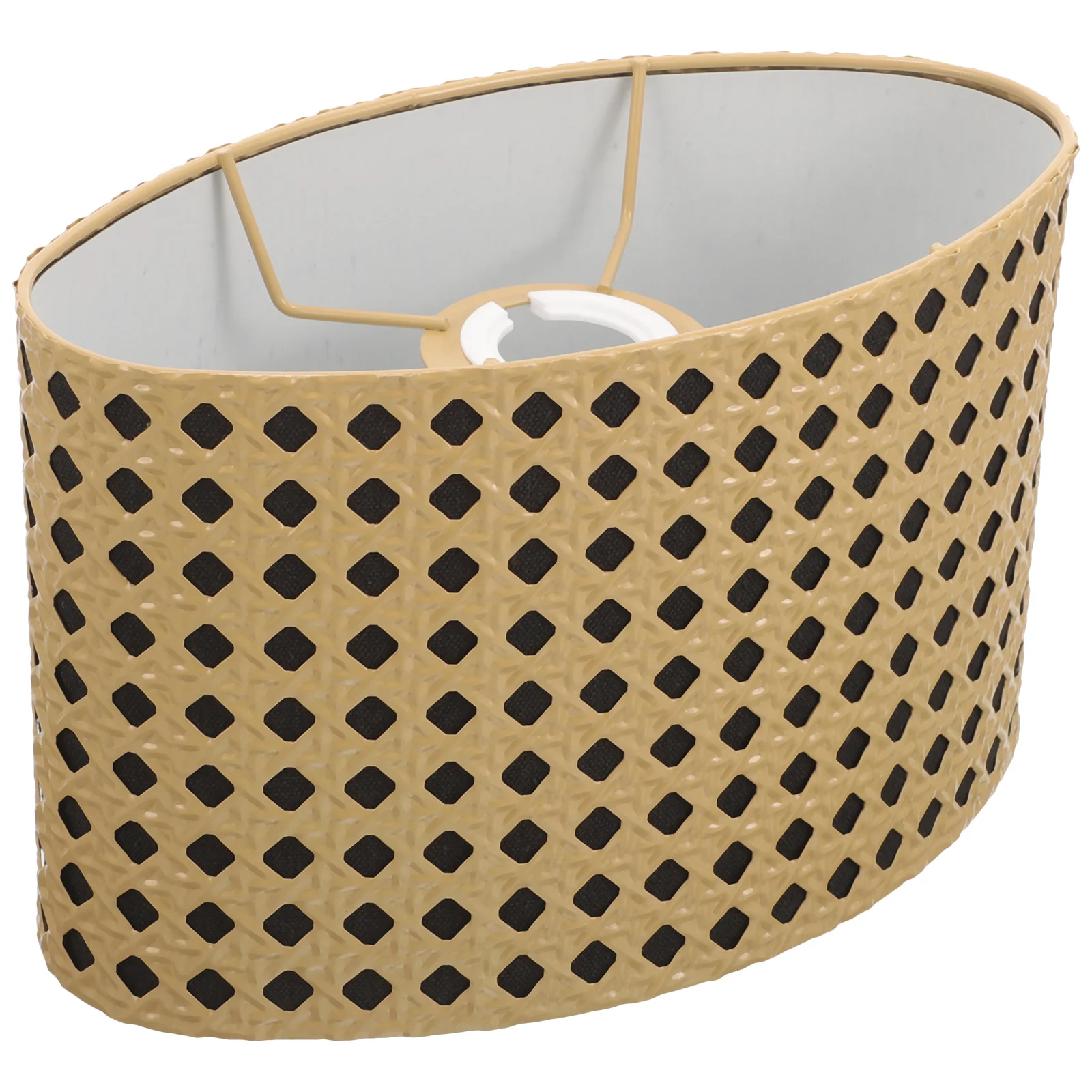 

Metal Hollow Oval Lampshade Sturdy Metal Lamp Shade Cover Hollow Modern Table Decor Lampshades for Floor Lamps