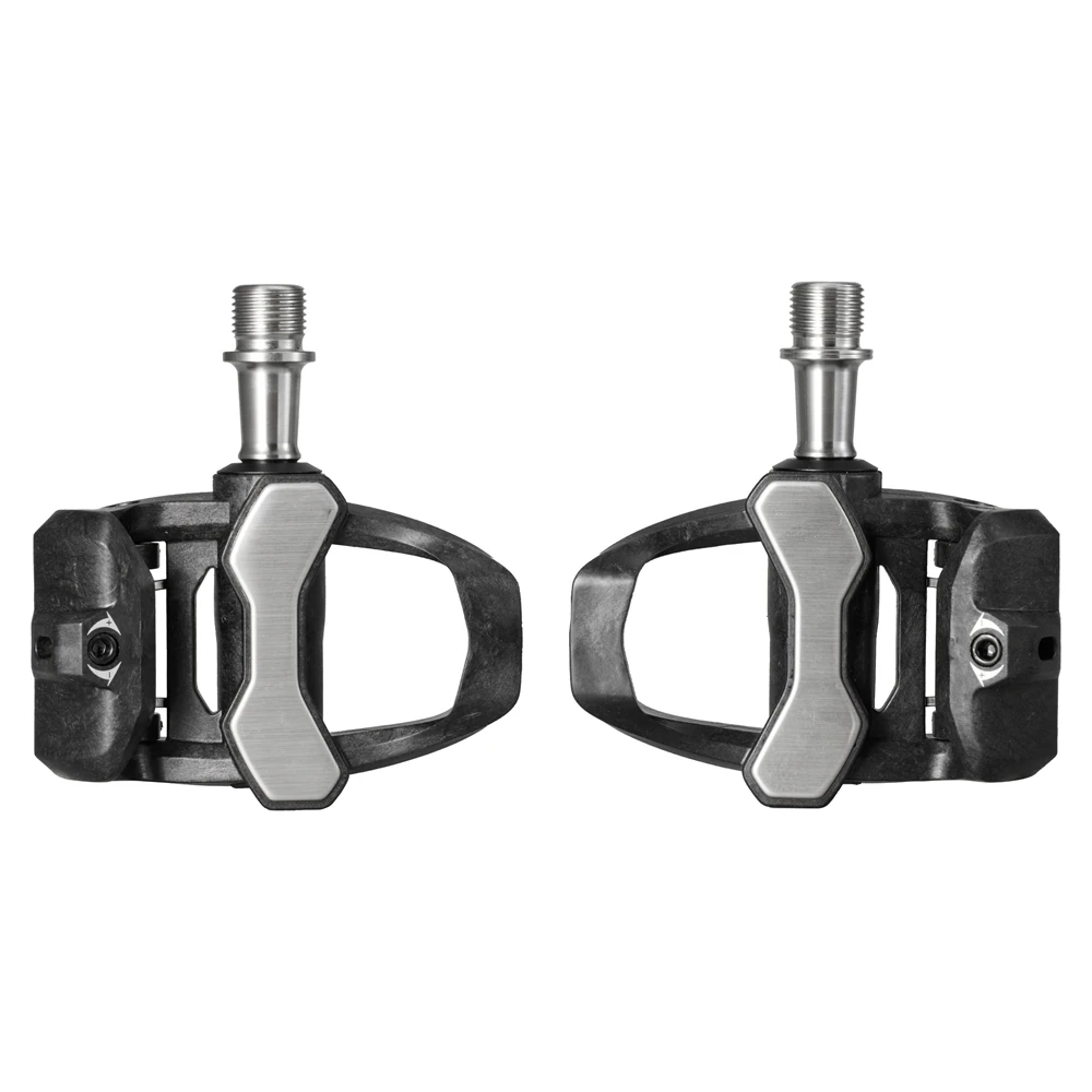 

Superlight Carbon Fiber Road Bike Self Locking Pedal With Lock Plate For LOOKING KEO Titanium Spinle Bearing Pedal Cycling Parts