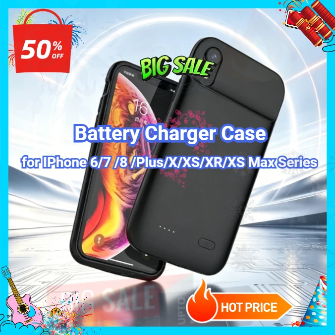 10000mAh 10000mAh Battery Charger Case for IPhone X XS XR XS Max 6 6S 7 8 6Plus 6s Plus 7 8 Plus Battery Case Portable Power Bank Cover - Aliexpress Deal