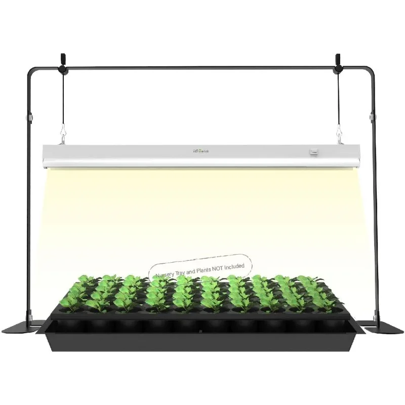 

2ft Grow Light for Seed Starting,LED Grow Lamp for Indoor Plants,Seedling Grow Light with Stand,Seed Starter Light Kit with Natu