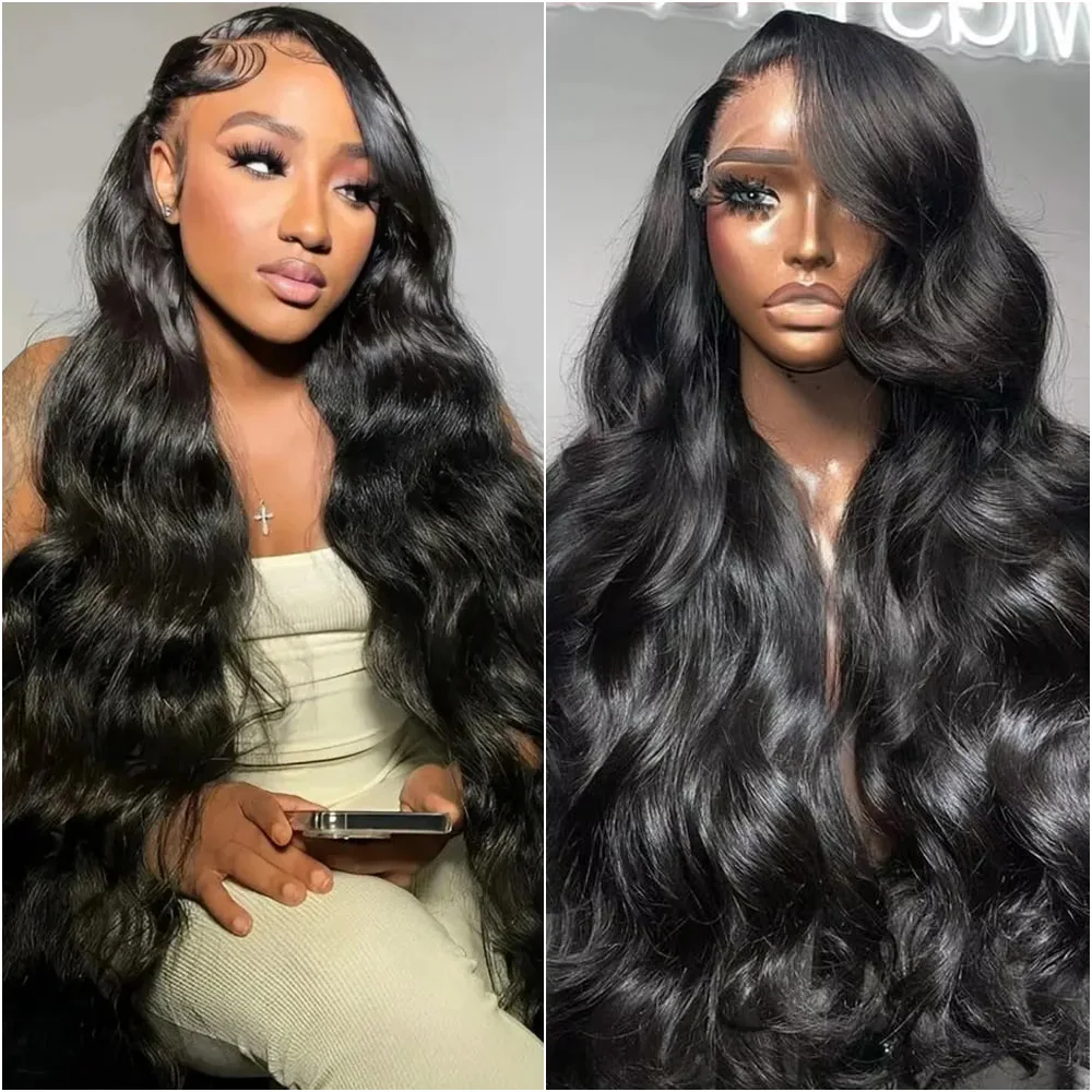 30 38 Zoll Körperwelle 13x6 HD Transparente Spitze Frontal Perücke Brasilianische 5x5 Verschluss Glueless Lace Front menschliches Haar Perücken Für Frauen