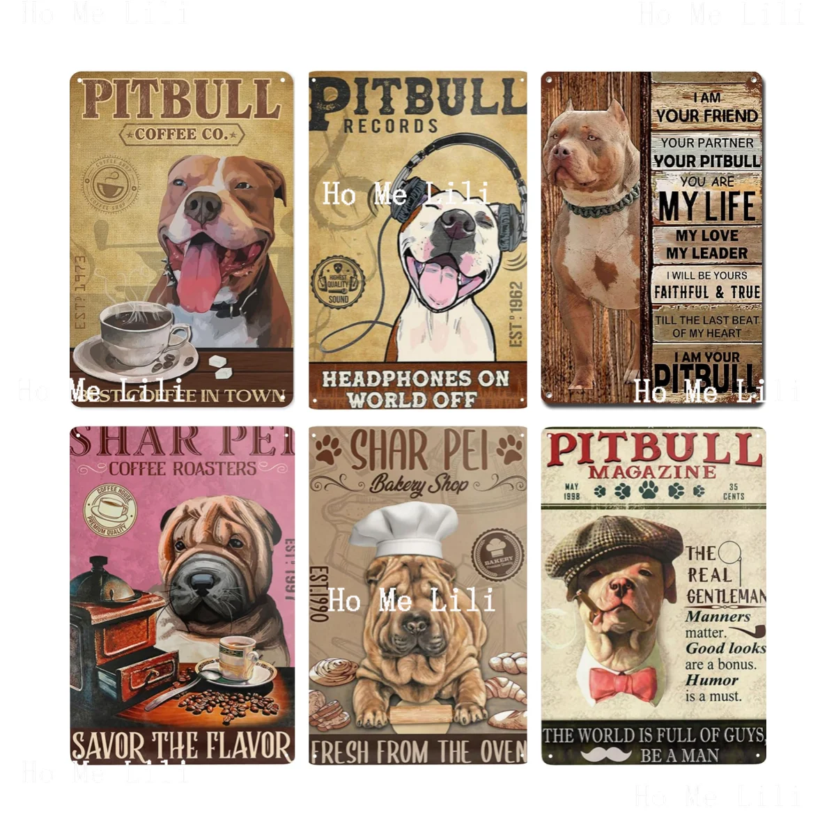 Best Coffee In Town Bulldog Dog Lover Gift Metal Sign Decor Home Kitchen Bar Cafe Bathroom Club