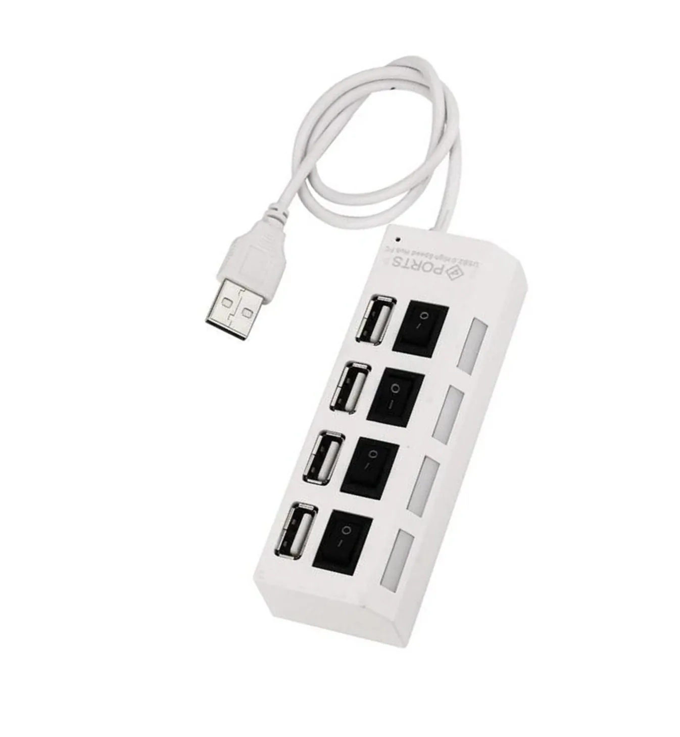 Imagem -02 - Hub Portas de Alta Velocidade Usb Divisor para Discos Rígidos Usb Flash Drive Mouse Teclado Estender Adaptador Laptops Usb Hub Usb3.0