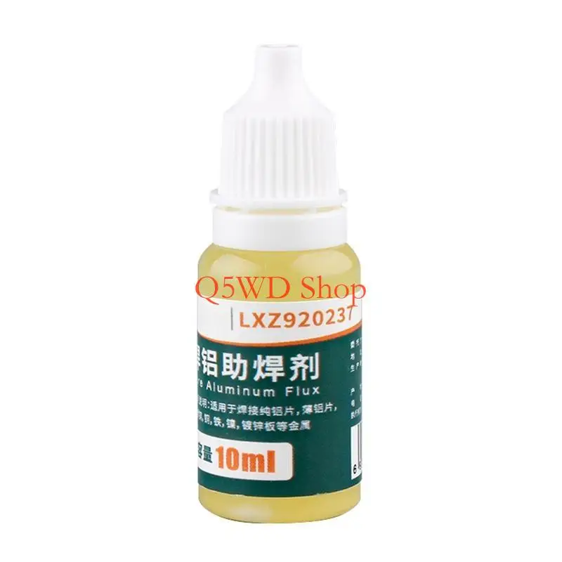 Q5WD High Performance Liquid Flux Clean-free 10ml/Bottle 18650 Battery Soldering Flux Used for Aluminum Sheet/Copper Durable
