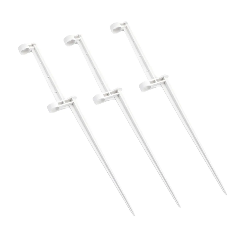 Plastic Rigid Ground Stake Bracket 68cm Ground Nail Garden Irrigation Sprinkler Nozzle Support Pole Simple Upright Bracket 11Pcs