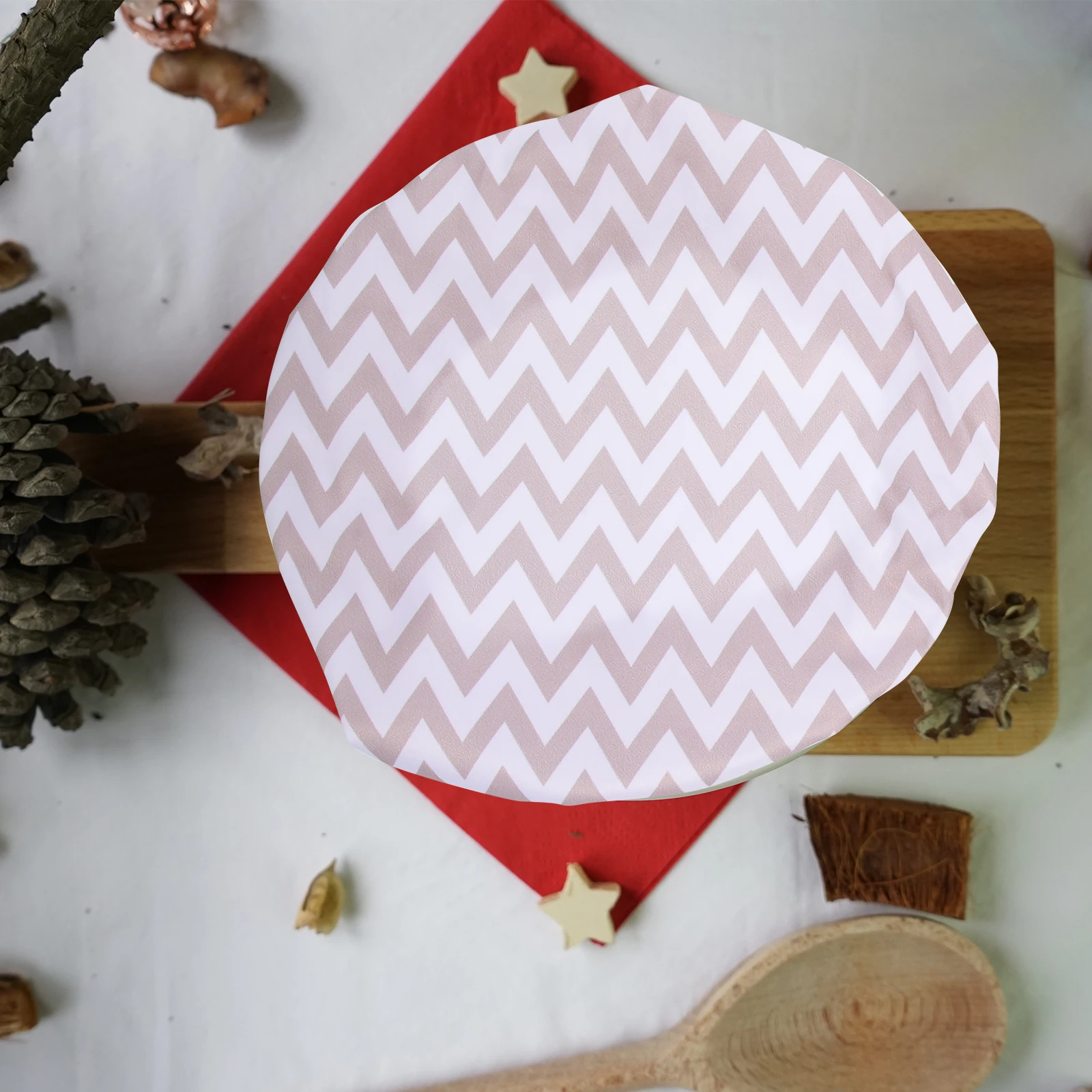 

3Pcs Reusable Fabric Bowl Covers Elastic Cotton Food Storage Lids Fresh Keeping Universal Kitchen Covers Bowl Cloth