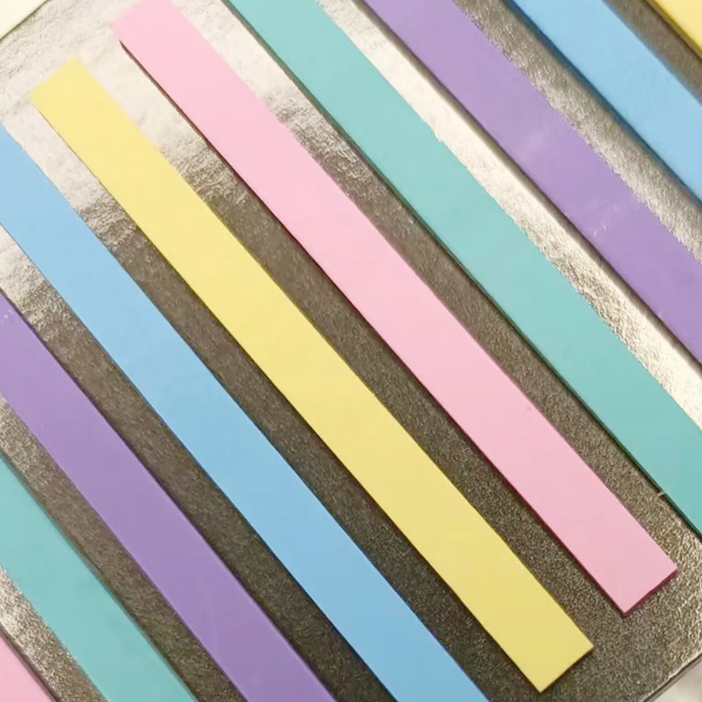 

Colorful Reading Strips 8 Sheets Bookmarks Colored Tabs Sentence Markers Pet Proof Reusable Adhesive