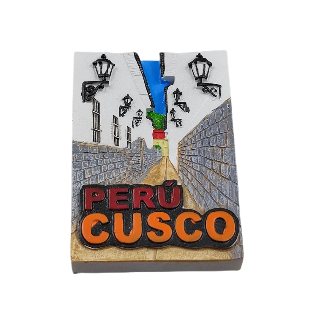 مغناطيس ثلاجة ثلاثي الأبعاد مصنوع يدويًا من الراتنج ، ديكور للمنزل والمطبخ ، هدية تذكارية ، المكسيك