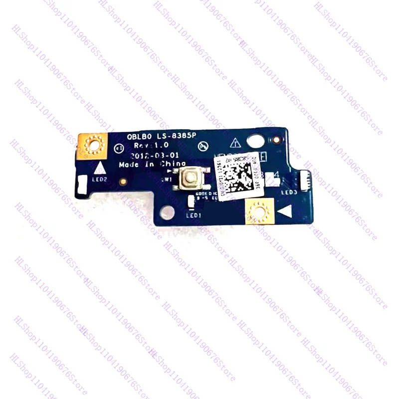 Placa de circuito do botão de alimentação do laptop para Alienware M14X R2 0J0YX1 LS-8385P QBLB0