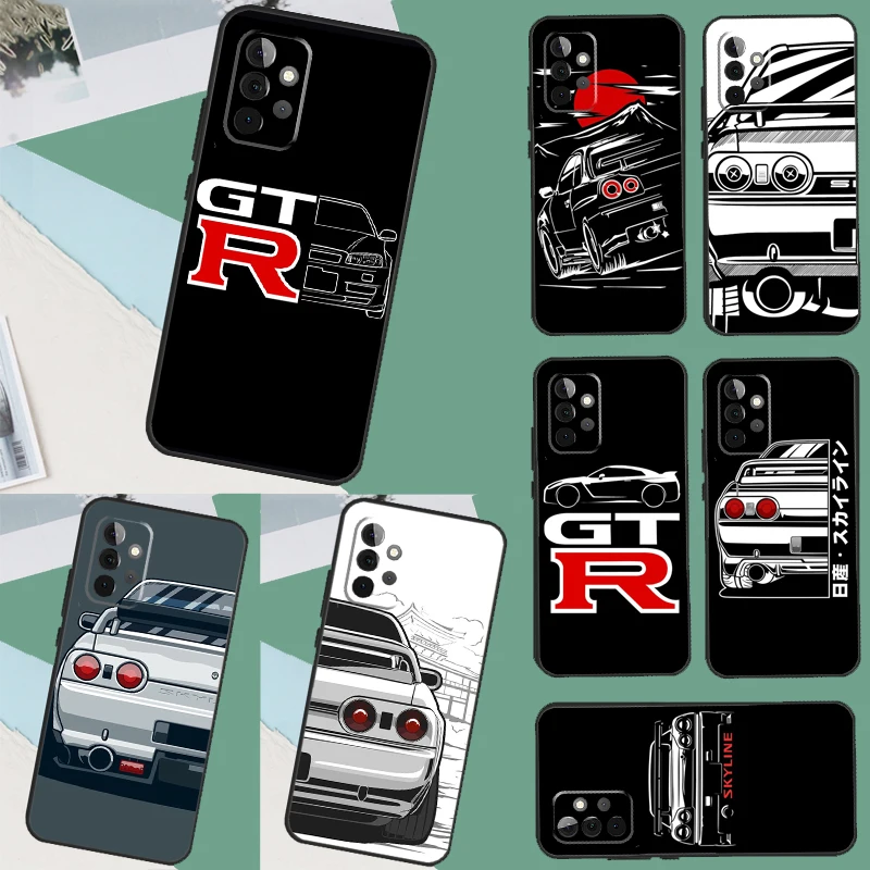 Skyline GTR R32 Phone Case For Samsung Galaxy A14 A54 A34 A24 A12 A22 A32 A52 A51 A71 A13 A23 A33 A53 A73