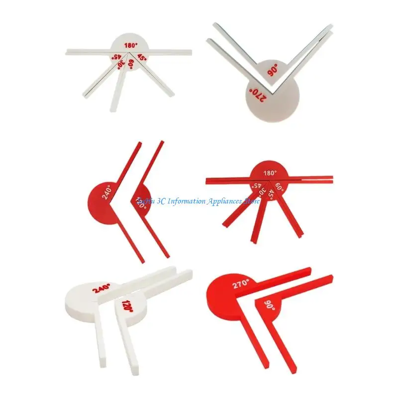 Angolo professionale Misurazione del righello multiunzionale Strumento calibro angolo angolo angolo matematica per