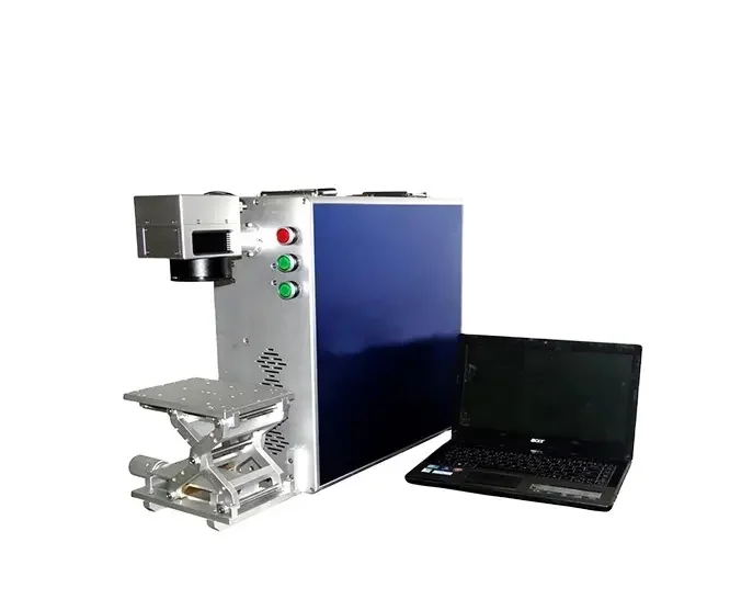 QK-F20M Desktop Mini 20W Fiber Laser Marking Hine