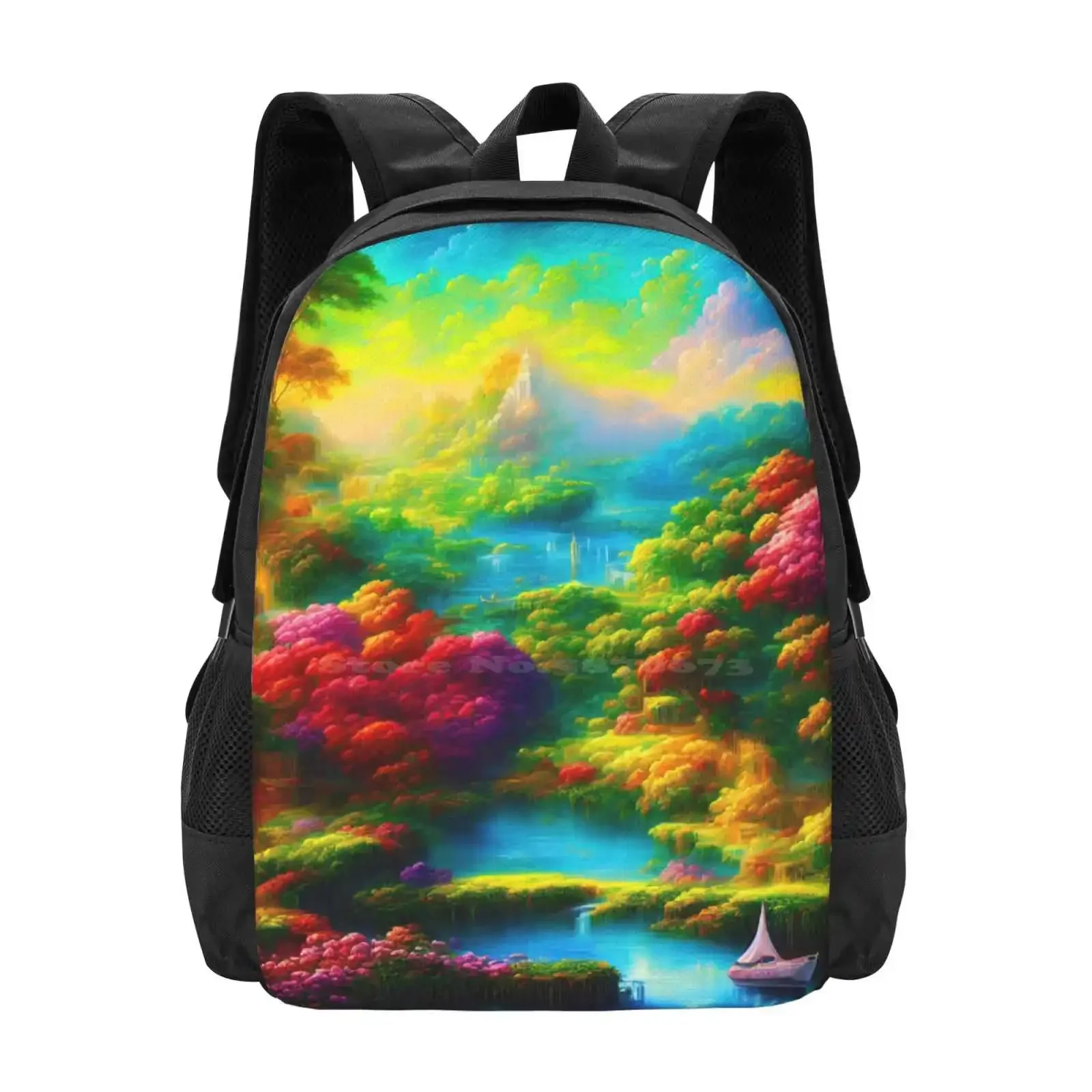 

Abstract Art | Deep Style Abstraction Hot Sale Schoolbag Backpack Fashion Bags Abstract Luxury Painting Landscape Digital