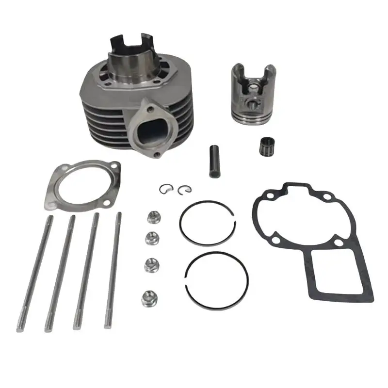 Precision D Anti-Deformation 50mm 80cc Top End Cylinder Piston Kit 11210-40B01 Fit Quadsport LT80 KFX80 Engine PartsHigh Perform