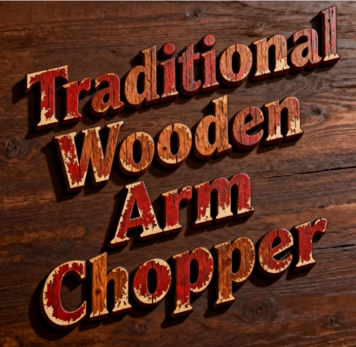 

Traditional Wooden Arm Chopper - Classic Magic Trick for Stage & Street Comedy Performance Magician Tricks