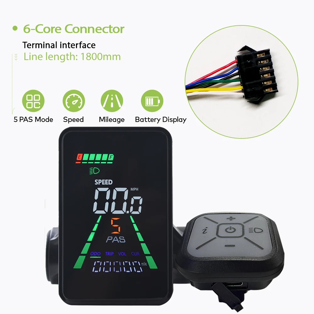 L5【UART2】Fietscomputer Fiets Kilometerteller LCD-scherm Bedraad Fietsen Snelheidsmeter Mountainbike Snelheidsmeter Fietsaccessoires