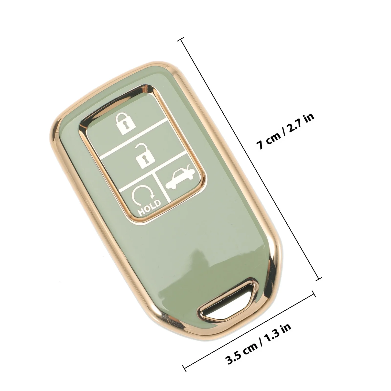 Housse de porte-clés pour clés de voiture, 2 pièces, robuste, résistante à l'usure, Protection entièrement couverte, douce, Flexible, Non déformée