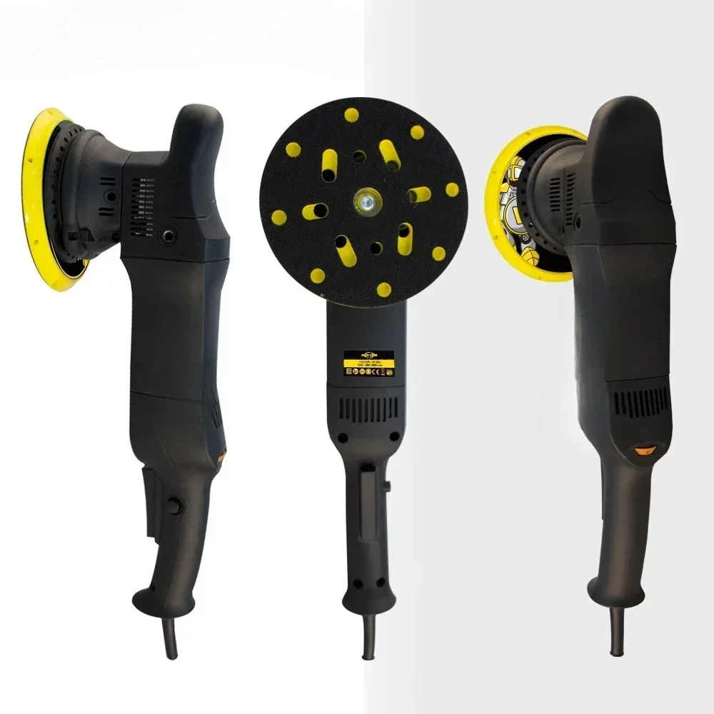 700W Car Polishing Machine 6-inch Disc Double Action Automatic   Machine 6-speed Variable Speed Eccentric Waxing Machine