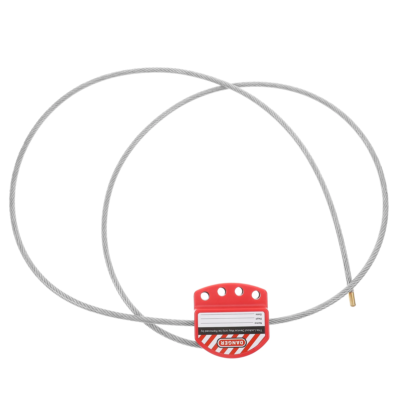

Thicker 6mm Safety Locks Devices Stainless Steel Vinyl Coated 1.8m Long Security Cable for LOTO Tagout Stations
