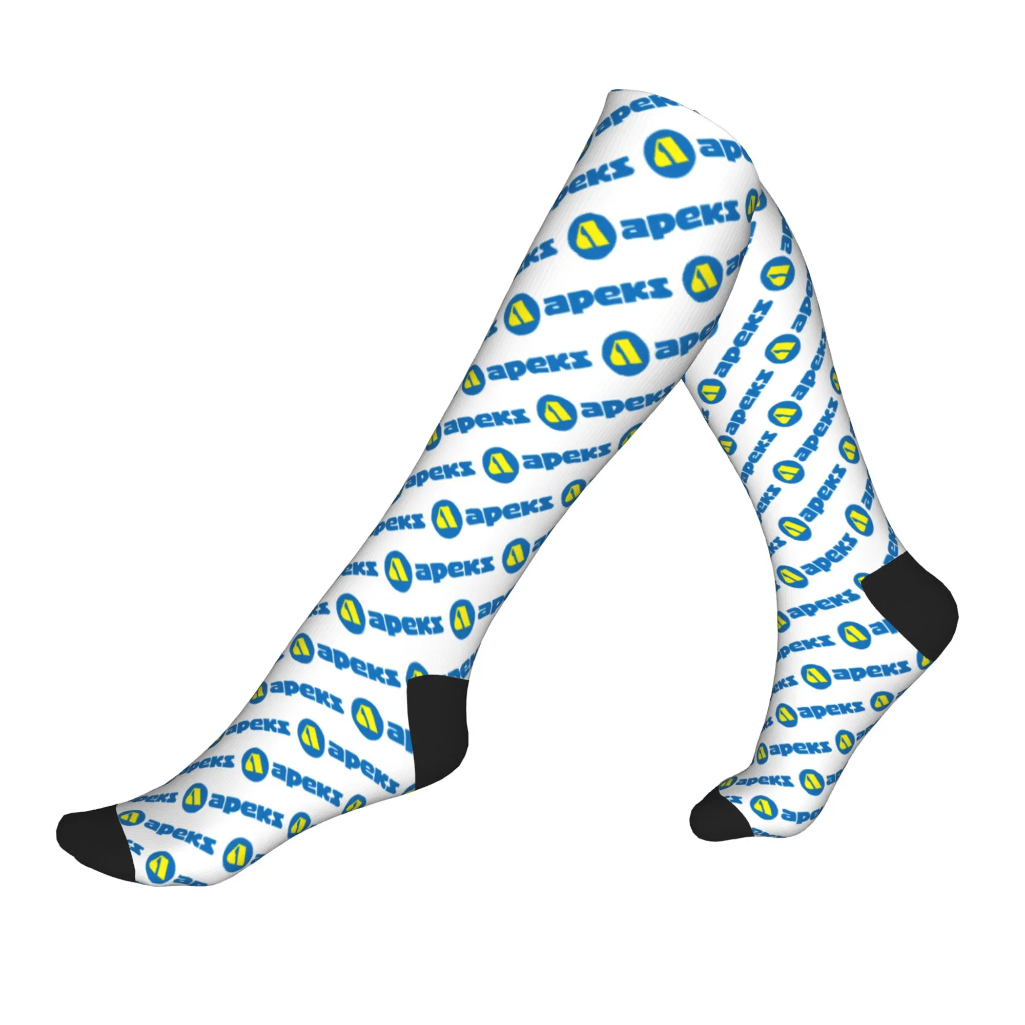 

Fun Printing Apekss Scuba Diving Equipment Socks for Women Men Stretch Summer Autumn Winter Sports Compression Socks